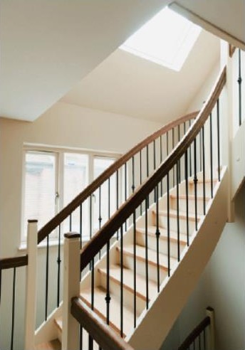 Staircase and rooflight — project photograph.