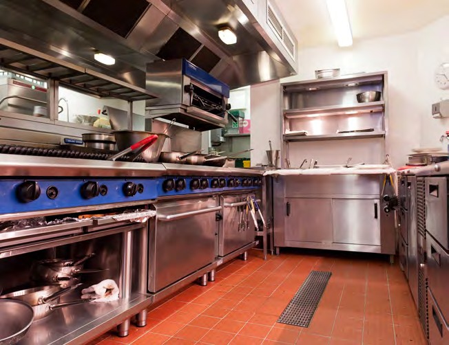 Commercial kitchen — project photograph.