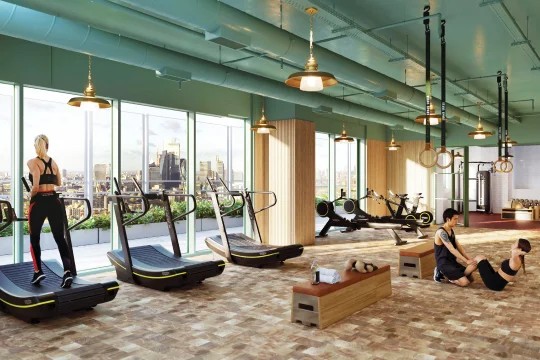 25 Cuba — Level 32 gym — developer marketing imagery