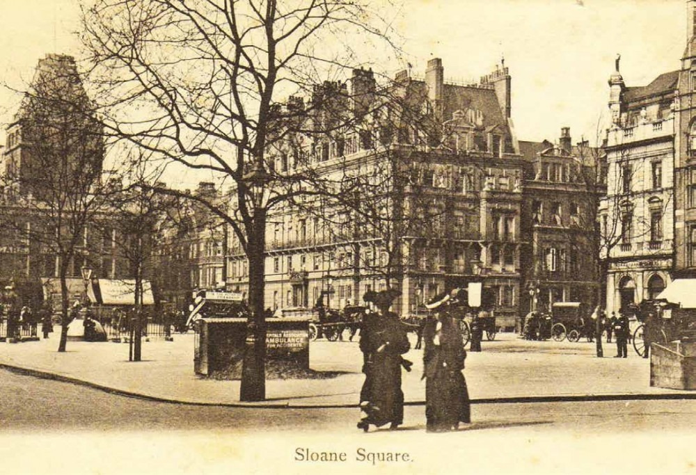 Historic illustration of Sloane Square